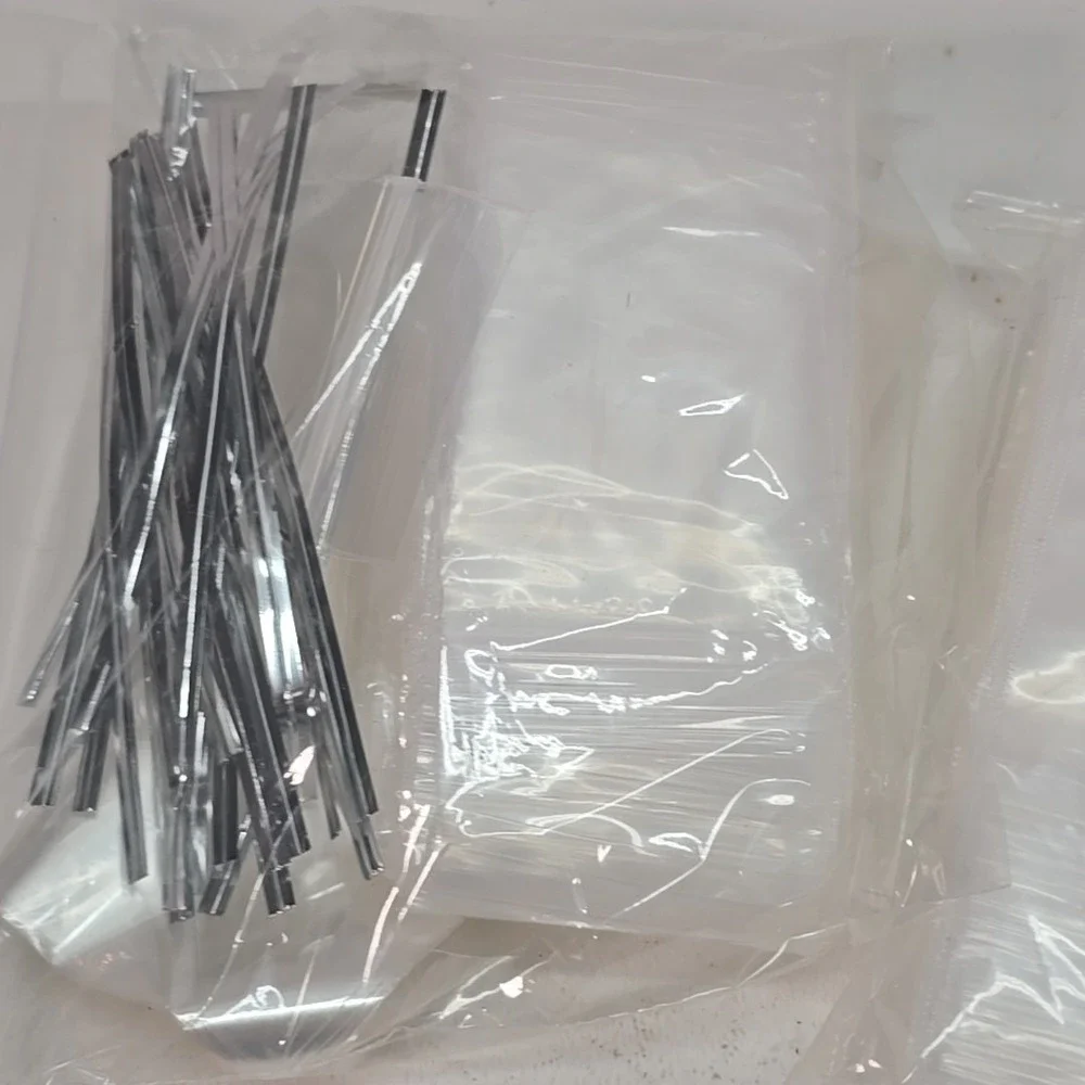 Clear‎ Zip Seal Plastic Bags Lot Jewelry Zipper Top Lock Reclosable Baggies